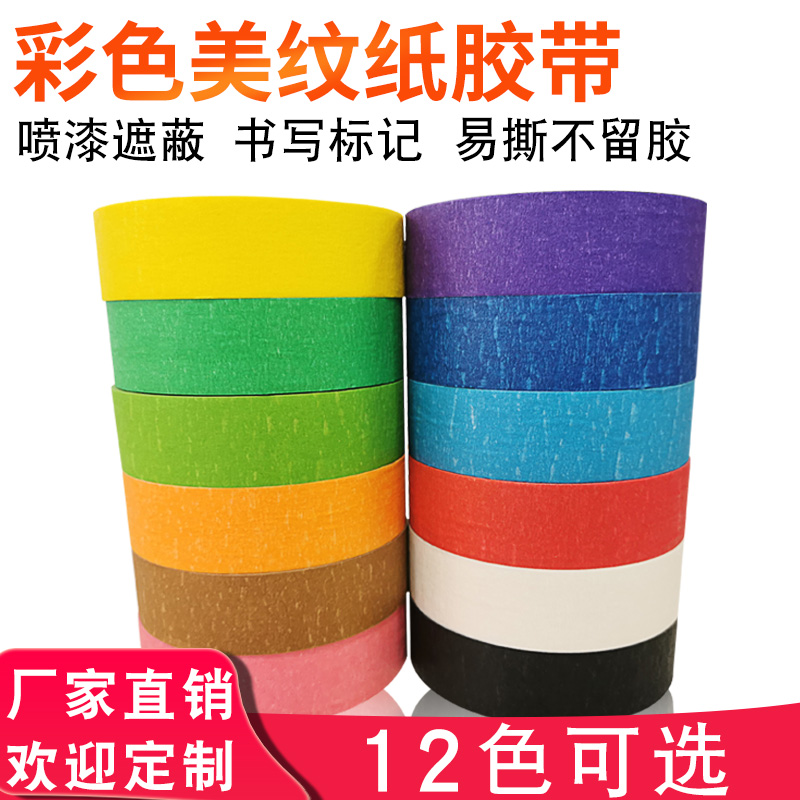 彩色美紋紙膠帶是汽車(chē)噴漆專用的必備用品嗎？